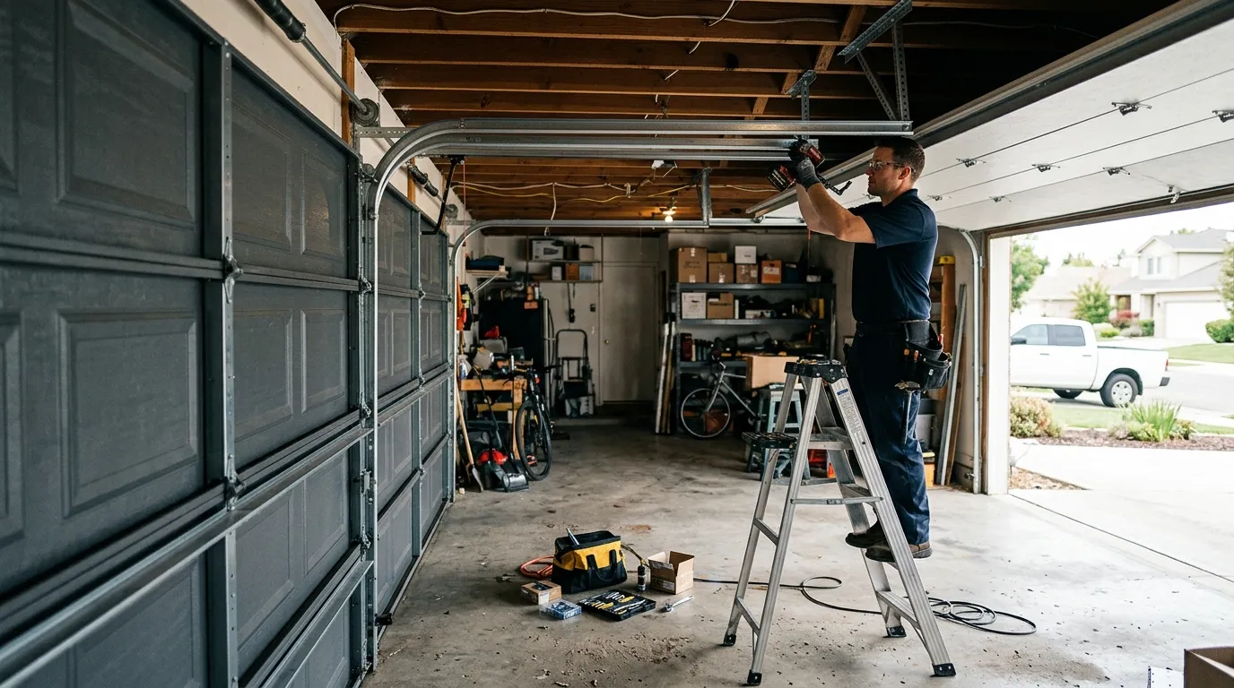 Garage door work by Gainesville Garage Door Pros in Gainesville, GA