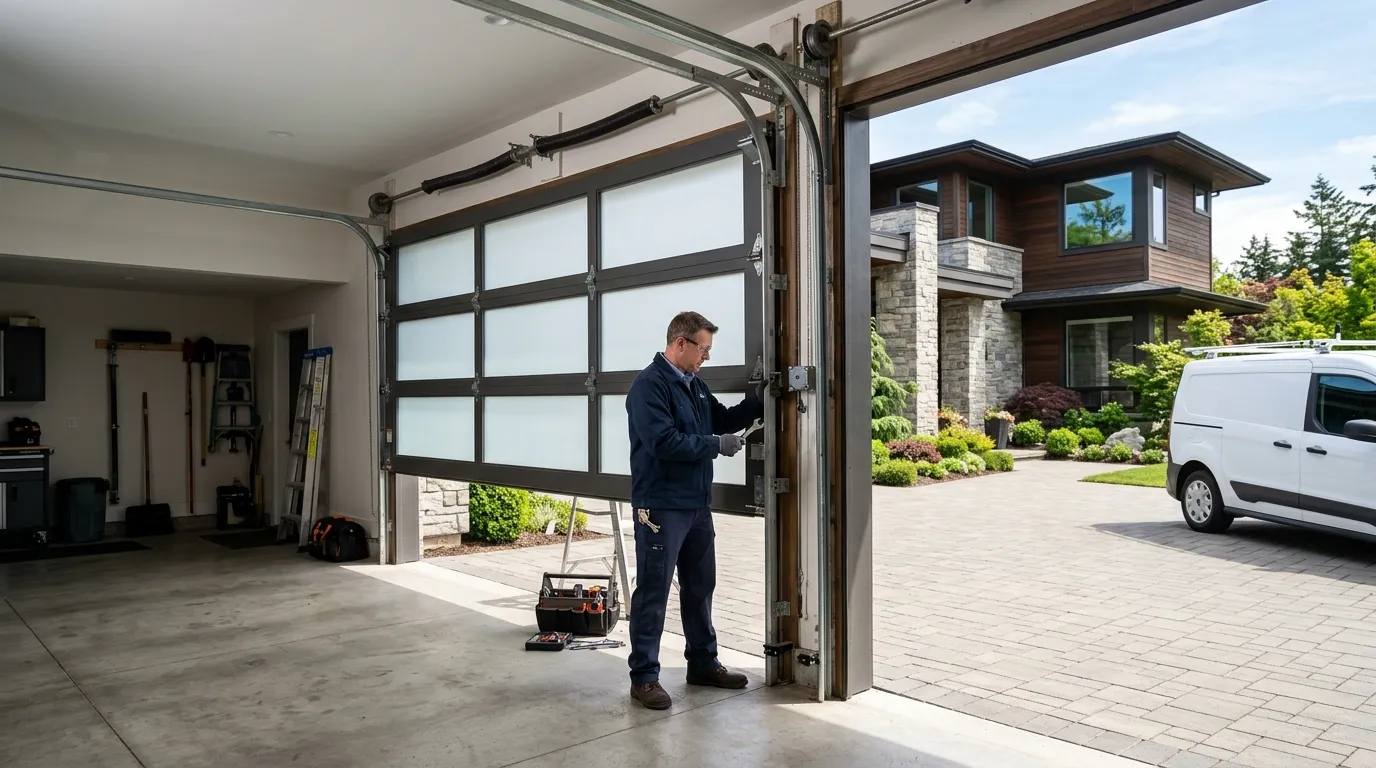 Garage door service in Gainesville, GA