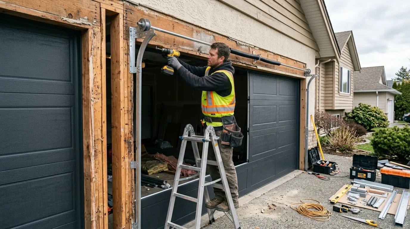 Garage door service in Gainesville, GA